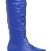 Ellie Adult Blue Superhero Boots -Halloween Costumes Shop adult blue superhero boots
