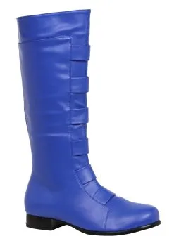 Ellie Adult Blue Superhero Boots