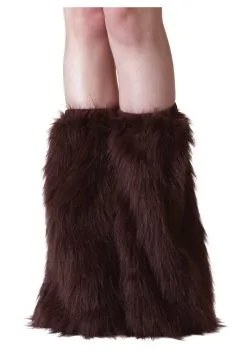 Fun Costumes Adult Brown Furry Boot Covers