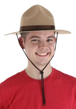 Elope Mountie Hat For Adults -Halloween Costumes Shop adult mountie hat alt 2