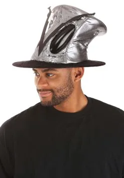 Elope Silver Ovo Top Hat For Adults -Halloween Costumes Shop adult ovo top hat alt 2