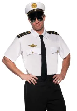 Underwraps Adult Panam Airlines Pilot Costume Kit
