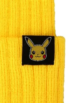 Bioworld Merchandising / Independent Sales Adult Pokémon Pikachu 3D Cosplay Cuff Beanie -Halloween Costumes Shop adult pokemon pikachu 3d cosplay cuff beanie alt 2