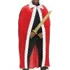 Fun World Red King Cape And Crown Adult Set -Halloween Costumes Shop adult red king cape and crown set