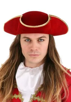 Elope Rum Pirate Red Costume Hat For Adults