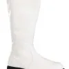 Eternal Union Tall White Boots For Adults -Halloween Costumes Shop adult tall white boots