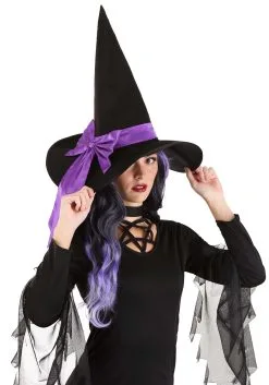 Boloparty Custom Color Witch Hat For Adults