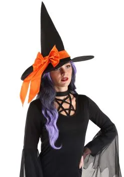 Boloparty Custom Color Witch Hat For Adults -Halloween Costumes Shop adults custom color witch hat alt 6