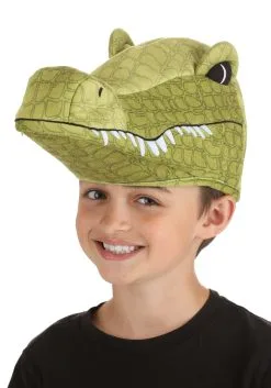 Elope Plush Alligator Costume Hat -Halloween Costumes Shop alligator plush hat alt 1