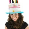 Elope Adult Birthday Cake Plush Hat 1 Elope Adult Birthday Cake Plush Hat -Halloween Costumes Shop birthday cake plush hat update
