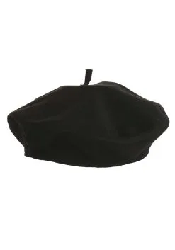 Elope Black Beret 7 Elope Black Beret -Halloween Costumes Shop black beret alt 1