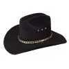 Western Express Black Cowboy Hat -Halloween Costumes Shop black cowboy hat