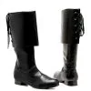 Ellie Black Women's Pirate Boots -Halloween Costumes Shop black pirate boots for women