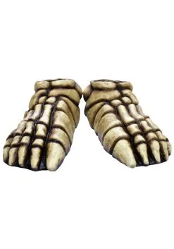 Ghoulish Productions Adult Bone Colored Skeleton Feet