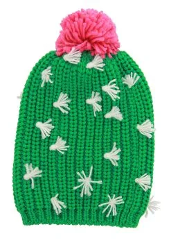 Elope Cactus Knit Slouch Beanie -Halloween Costumes Shop cactus knit slouch beanie alt 2