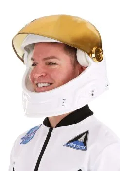 A Leading Role Cosmonaut Costume Helmet For Adults -Halloween Costumes Shop cosmonaut adult space helmet alt 6