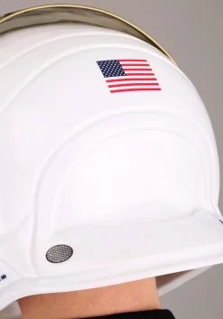 A Leading Role Cosmonaut Costume Helmet For Adults -Halloween Costumes Shop cosmonaut adult space helmet alt 8