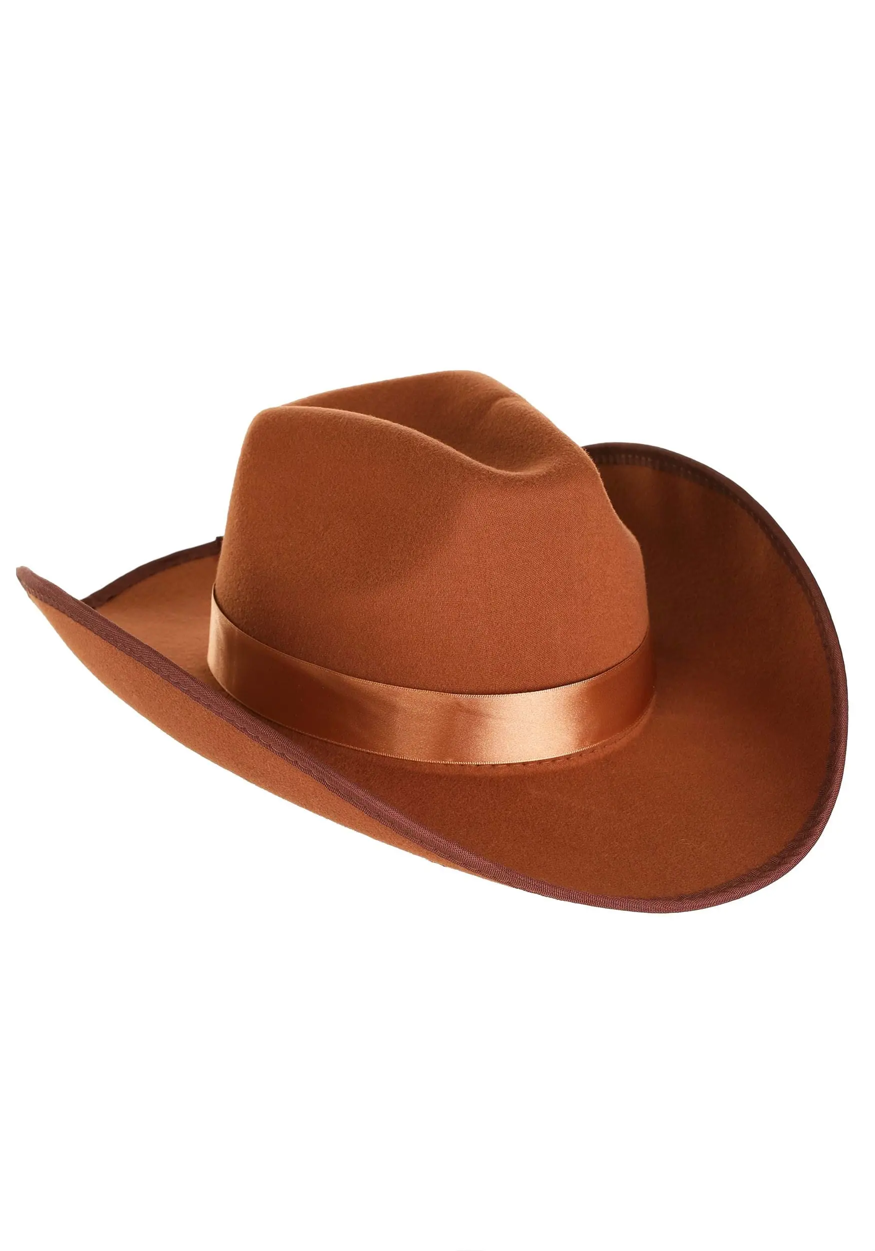 Elope Brown Western Outlaw Vigilante Cowboy Costume Hat 5 Elope Brown Western Outlaw Vigilante Cowboy Costume Hat - Image 3