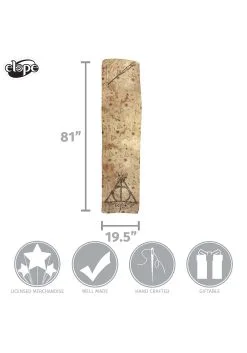 Elope Harry Potter | Deathly Hallows Lightweight Scarf -Halloween Costumes Shop deathly hallows lightweight scarf alt 5