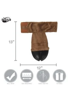 Elope Deer Costume | Back Hooves -Halloween Costumes Shop deer costume back hooves alt 5