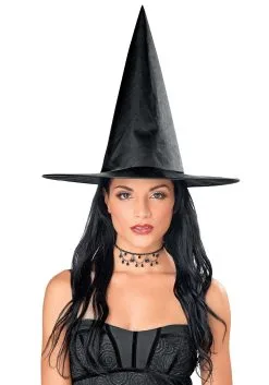 Seasons (HK) Ltd. Deluxe Satin Witch Hat For Adults