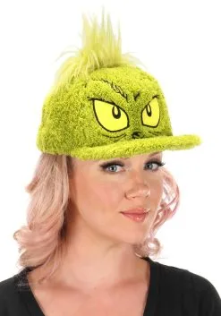 Elope Dr. Seuss Grinch Fuzzy Cap -Halloween Costumes Shop dr seuss grinch fuzzy cap alt 1