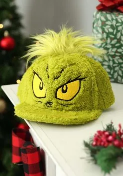 Elope Dr. Seuss Grinch Fuzzy Cap -Halloween Costumes Shop dr seuss grinch fuzzy cap alt 7