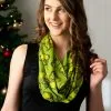 Elope Dr. Seuss The Grinch Jersey Scarf For Women