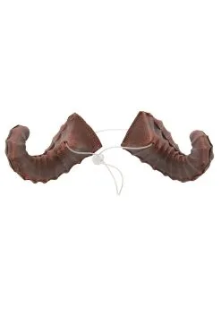 Elope Brown Dragon Horns -Halloween Costumes Shop dragon horns brown alt 3