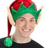 Elope Soft Elf Hat With Ears For Adults -Halloween Costumes Shop elf plush hat with ears