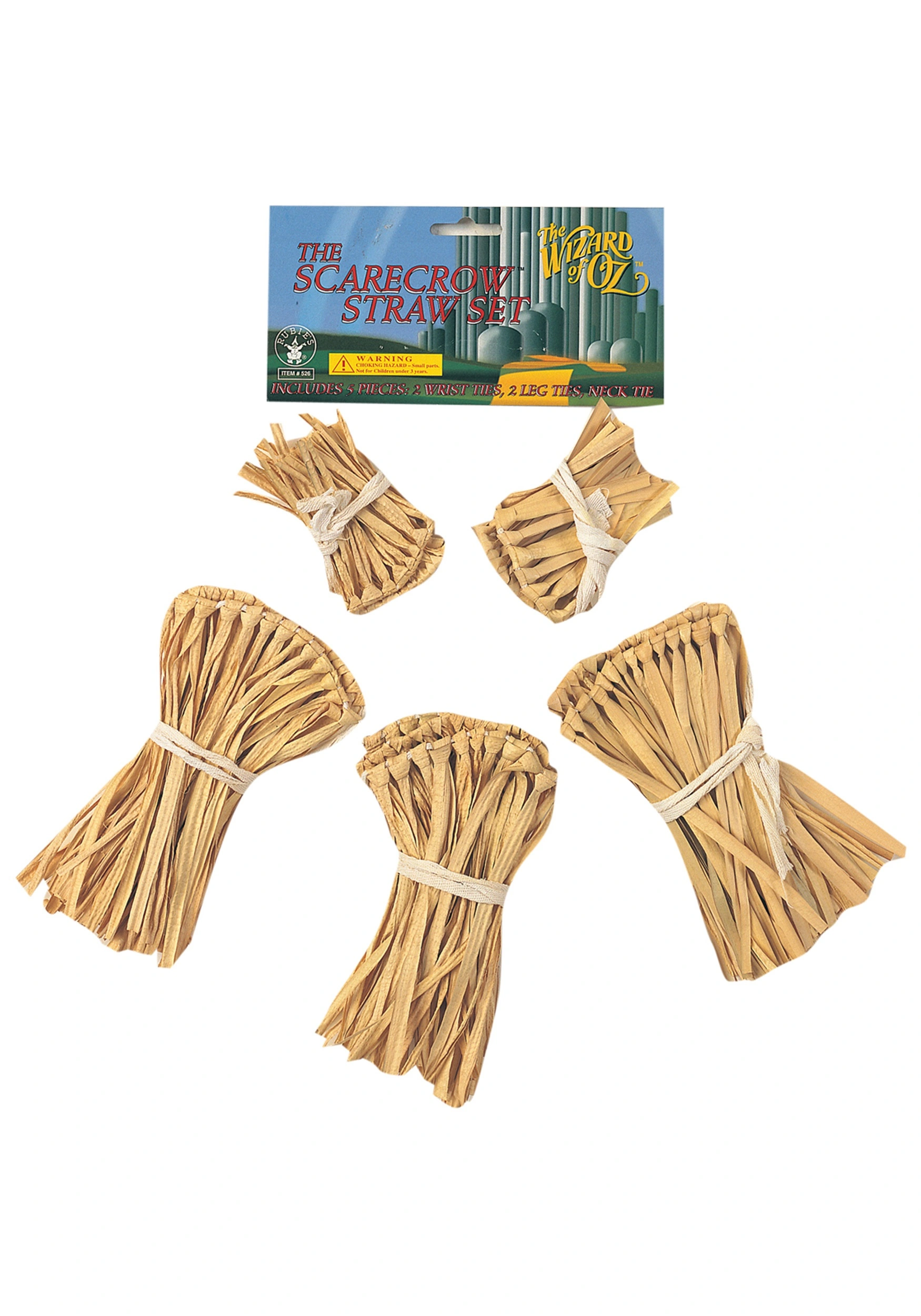 Rubies Costume Co. Inc Five-Piece Scarecrow Straw Kit 3 Rubies Costume Co. Inc Five-Piece Scarecrow Straw Kit