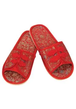 Forum Novelties, Inc Red And Gold Sandals