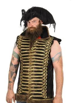 Elope Ghost Pirate Adult Costume Hat -Halloween Costumes Shop ghost pirate hat alt 1