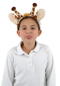 Elope Fleece Giraffe Ears And Tail Set
