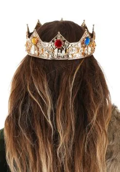 Elope Gold King Costume Crown 6 Elope Gold King Costume Crown -Halloween Costumes Shop gold king crown for men alt 1