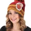 Elope Heathered Pom Beanie Gryffindor -Halloween Costumes Shop gryffindor heathered pom beanie