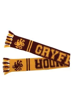 Elope Gryffindor Reversible Winter Knit Scarf -Halloween Costumes Shop gryffindor reversible knit scarf alt 2