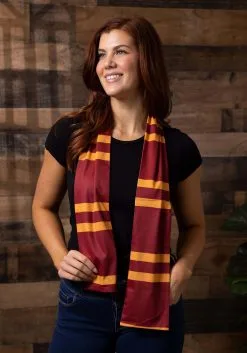 Elope Harry Potter: Gryffindor Printed Scarf -Halloween Costumes Shop harry potter printed gryffindor scarf alt 4