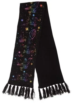 Elope Knit Scarf Hogwarts House Emblem Constellations -Halloween Costumes Shop hogwarts house emblem constellations knit scarf alt 4