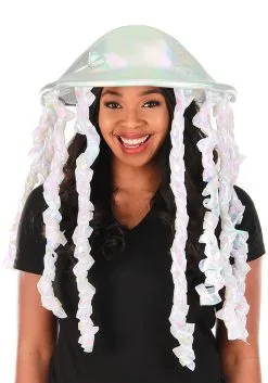 Elope Holographic Jellyfish Soft Hat -Halloween Costumes Shop holographic jellyfish plush hat