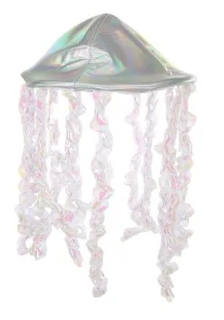 Elope Holographic Jellyfish Soft Hat -Halloween Costumes Shop holographic jellyfish plush hat alt 2