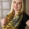 Elope Harry Potter Hufflepuff Infinity Scarf -Halloween Costumes Shop hufflepuff infinity scarf harry potter