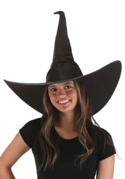 Elope Big Brim Witch Hat -Halloween Costumes Shop huge brim witch hat alt 2