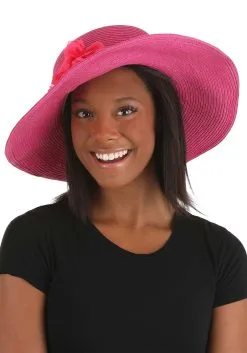 Elope Women's Kentucky Derby Pink Hat -Halloween Costumes Shop kentucky derby ladies hat alt 1