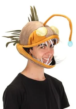Elope Light-Up Angler Fish Jawesome Costume Hat For Adults