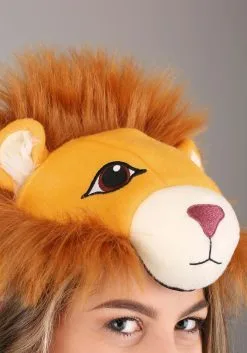 Elope Plush Lion Headband & Tail Kit -Halloween Costumes Shop lion plush headband tail kit alt 3