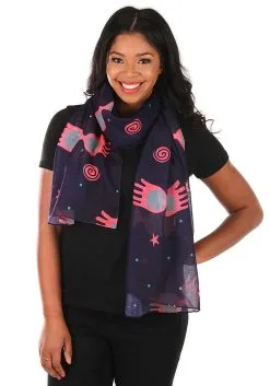 Elope Luna Lovegood Spectrespecs Purple Lightweight Scarf -Halloween Costumes Shop luna lovegood spectrespecs lightweight scarf 1