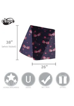 Elope Luna Lovegood Spectrespecs Purple Lightweight Scarf -Halloween Costumes Shop luna lovegood spectrespecs lightweight scarf alt 3