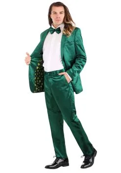 Haizhilan Garment CO., LTD Green Leprechaun Suit Costume For Men 21 Haizhilan Garment CO., LTD Green Leprechaun Suit Costume For Men -Halloween Costumes Shop mens green leprechaun suit costume 5