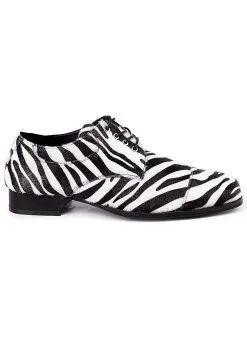Ellie Zebra Pimp Shoe For Men